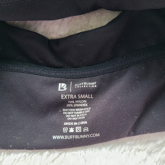 Buff Bunny | Rosa Sports Bra | Black | XS - Picture 4 of 6